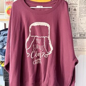 ELF Burgundy Cotton Blend Apparel